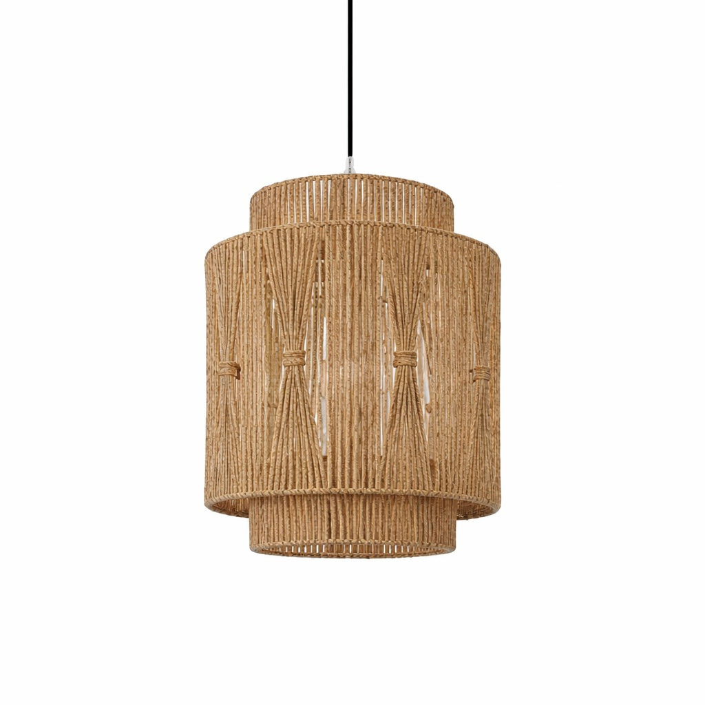 Burlap Boho Ceiling Lamp -VL-TBS-2360328