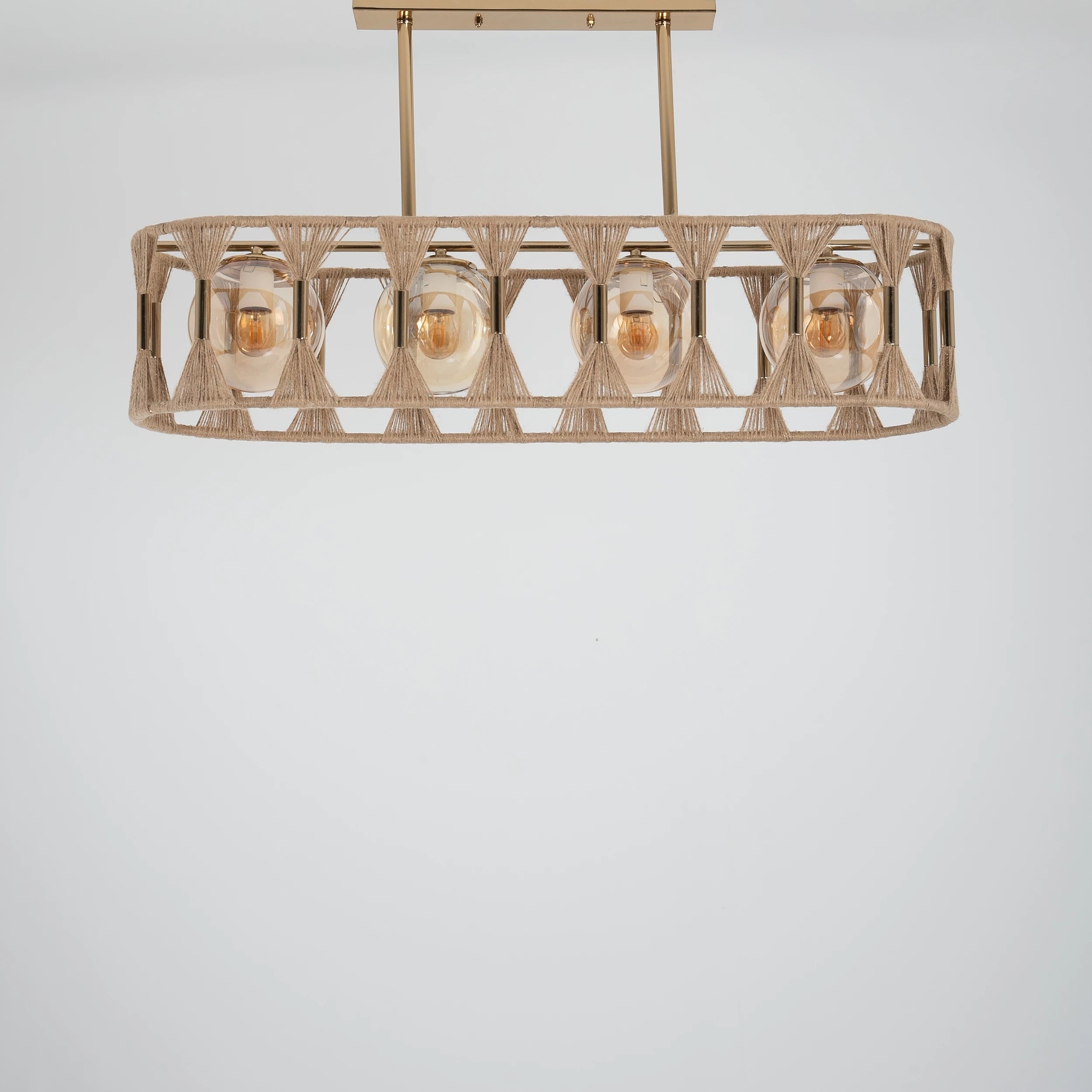 Burlap Boho Ceiling Lamp -VL-TBS-1494463