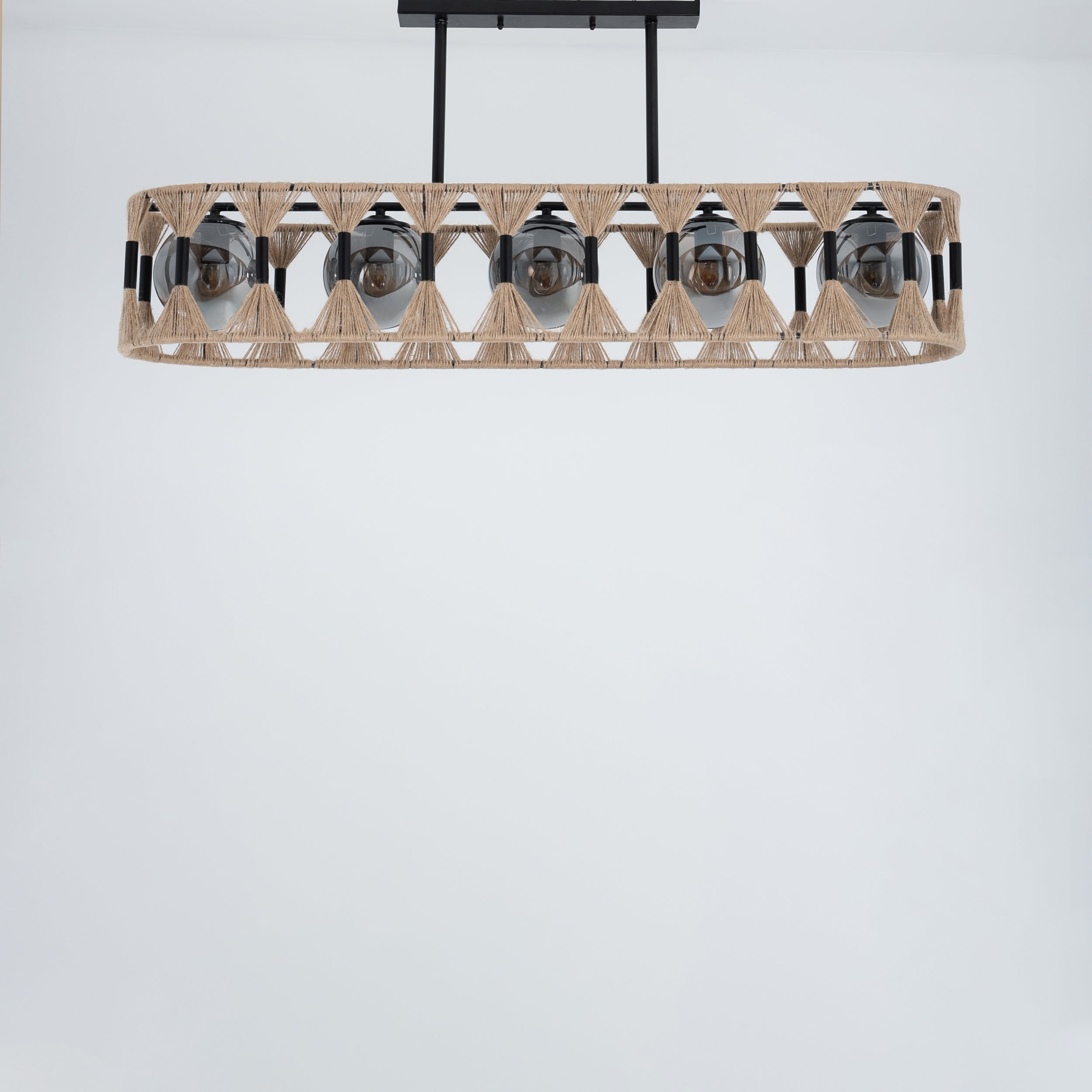 Burlap Boho Ceiling Lamp -VL-TBS-1488457