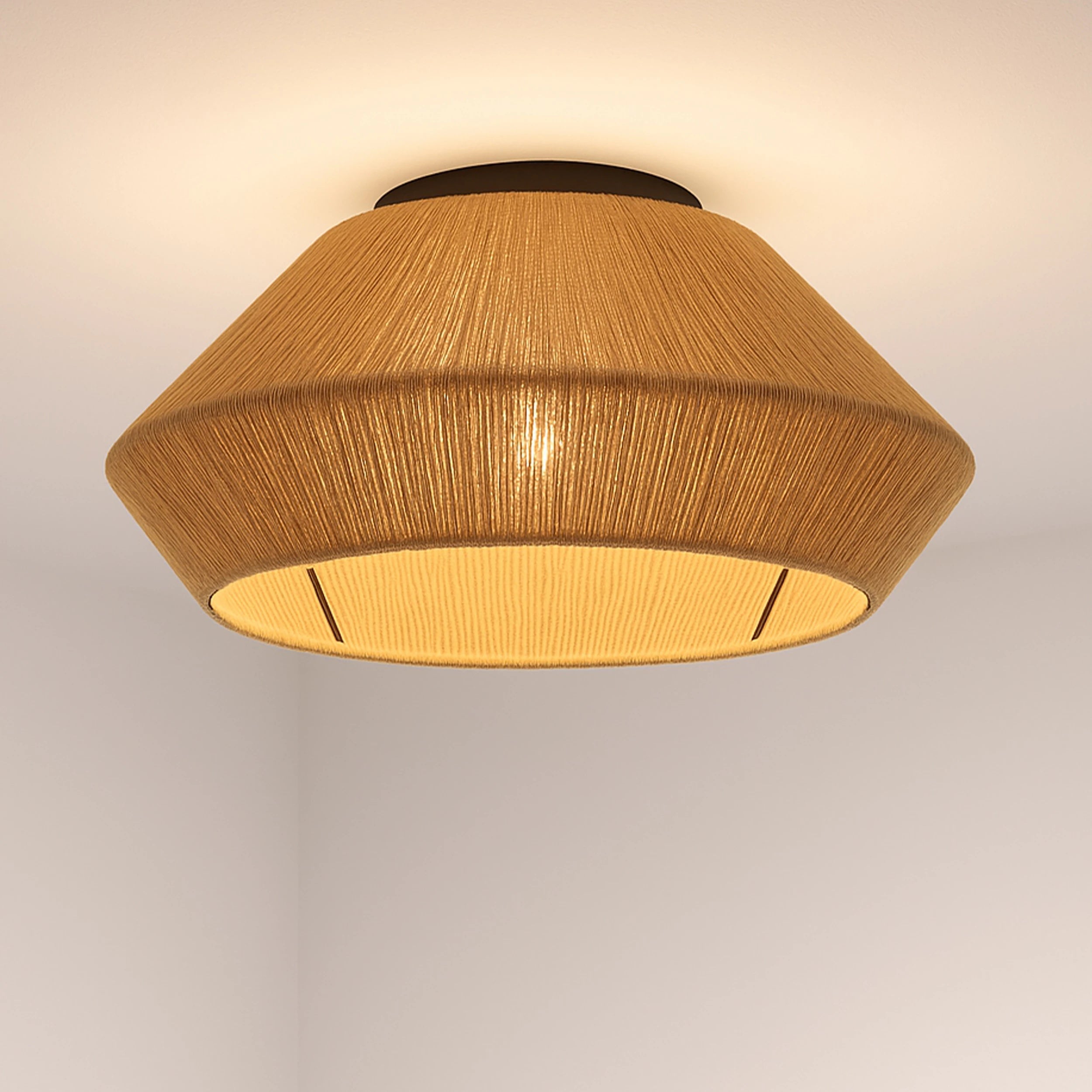 Burlap Boho Ceiling Lamp -VL-TBS-1487456