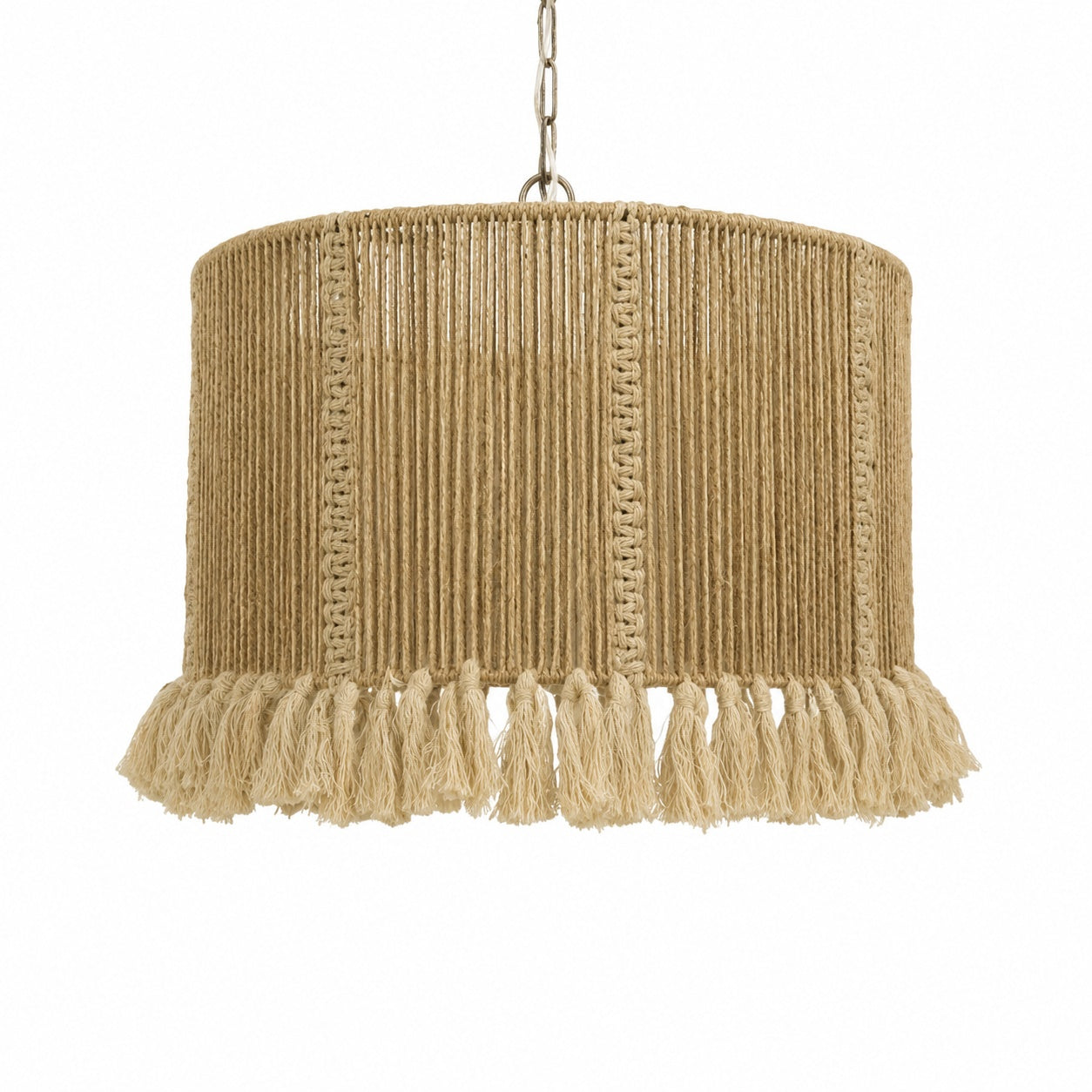 Burlap Boho Ceiling Lamp -VL-TBS-2359327
