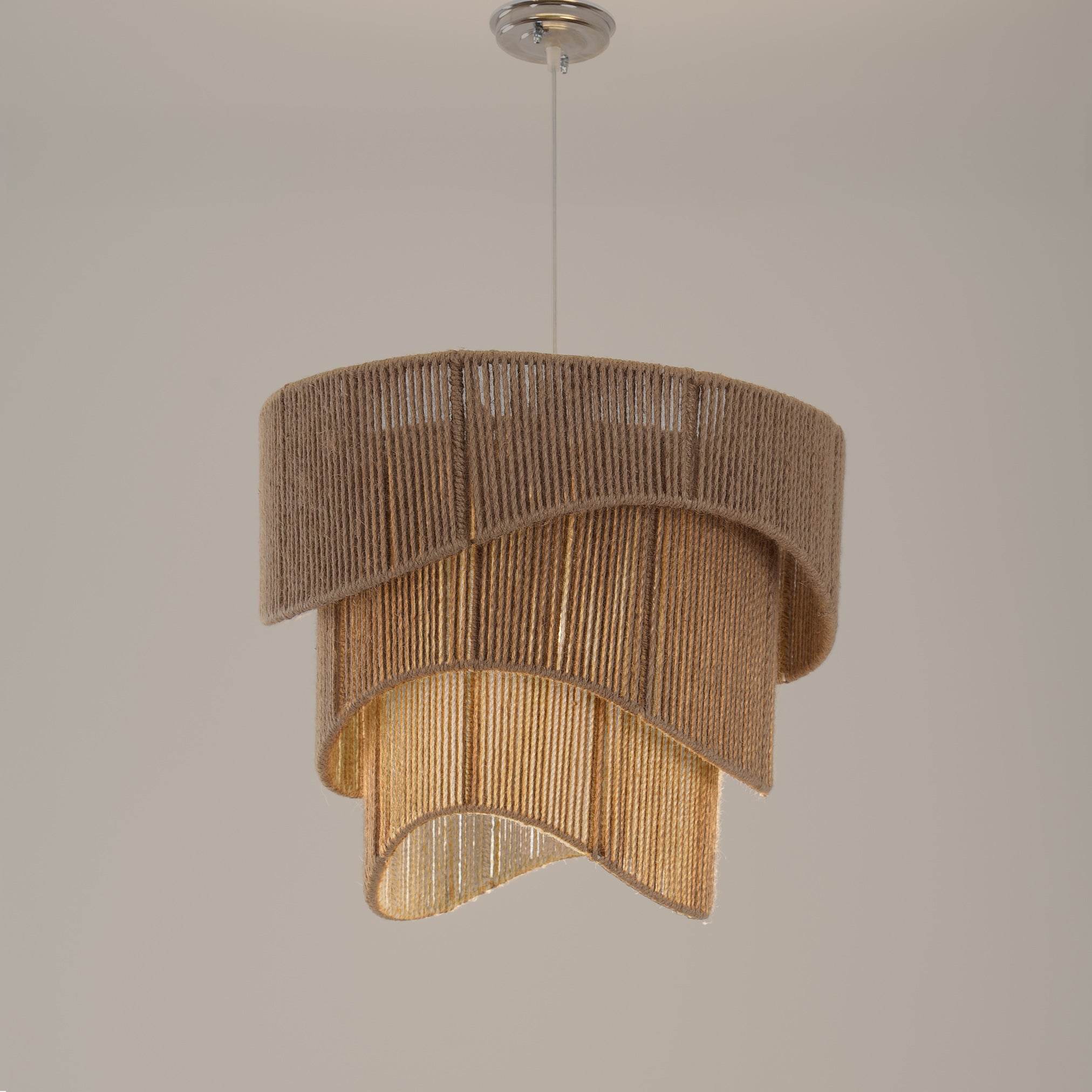 Burlap Boho Ceiling Lamp -VL-TBS-1484453 - Image 2