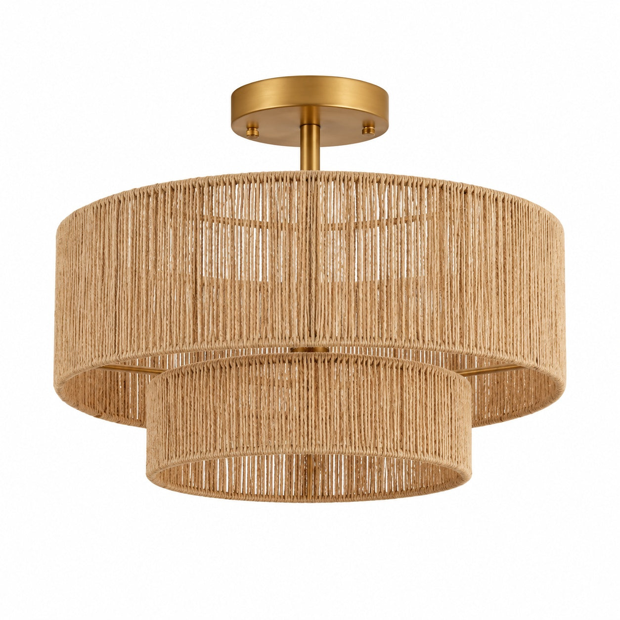 Burlap Boho Ceiling Lamp -VL-TBS-158128
