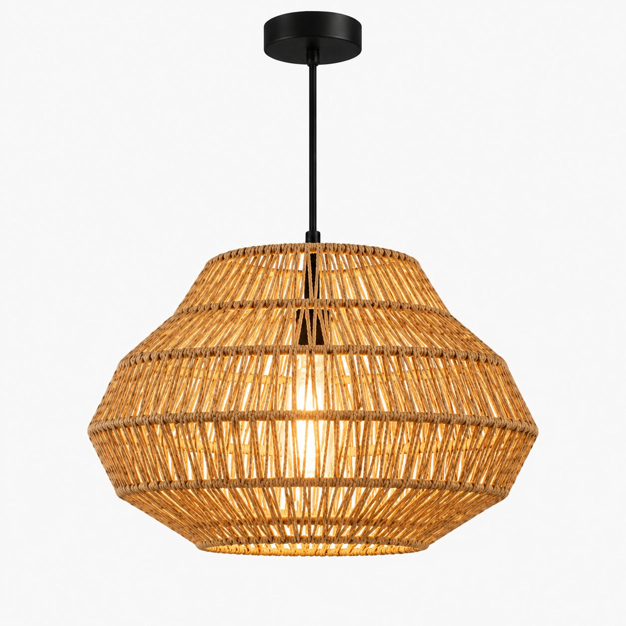 Burlap Boho Ceiling Lamp -VL-TBS-161131 - Image 3