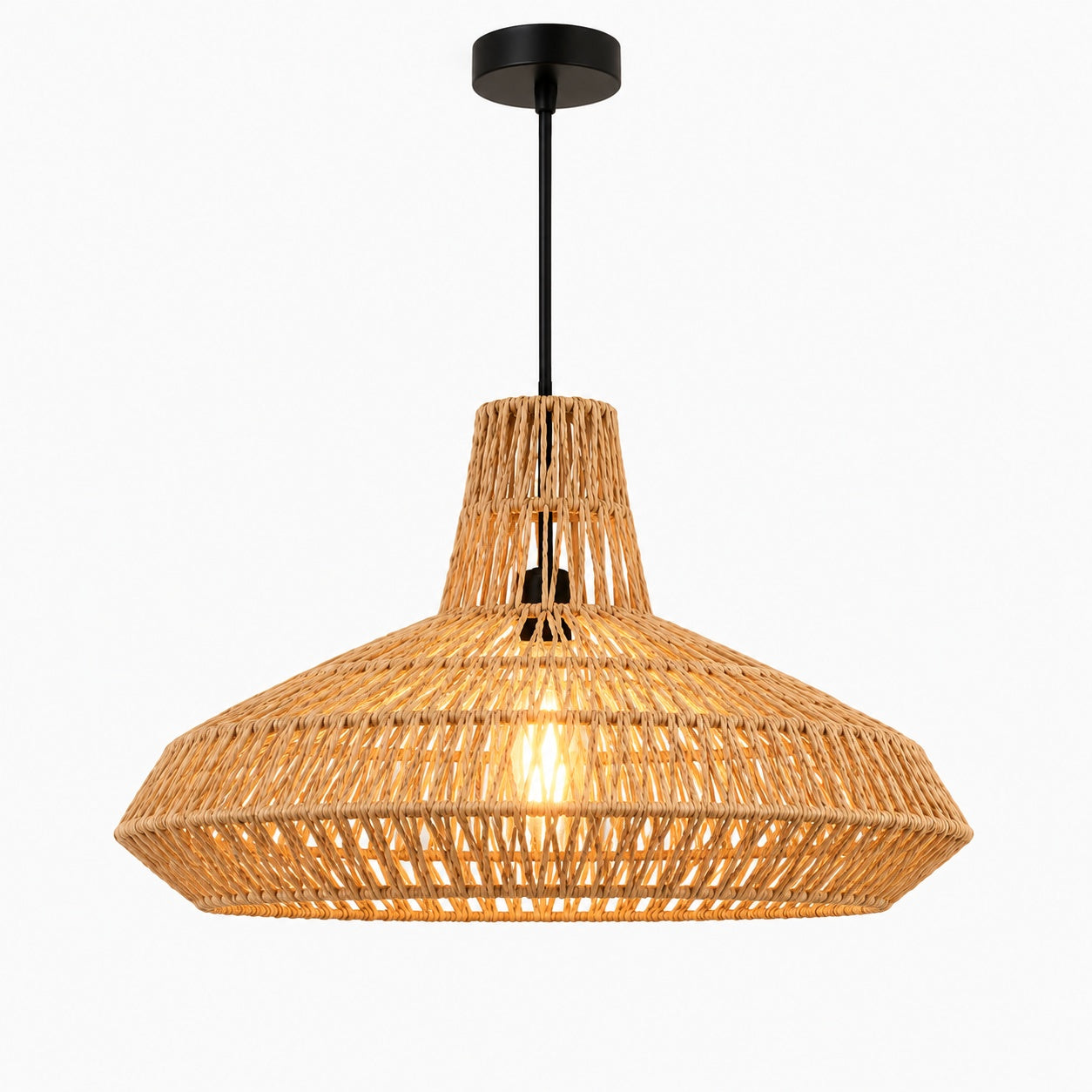 Burlap Boho Ceiling Lamp -VL-TBS-165135 - Image 3