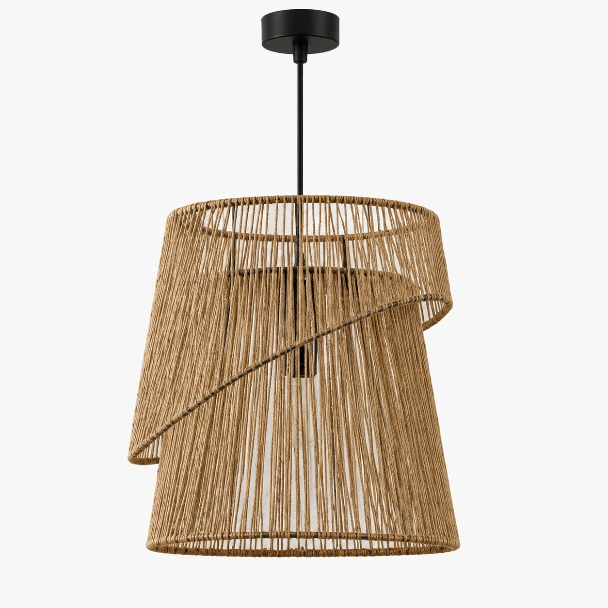 Burlap Boho Ceiling Lamp -VL-TBS-166136