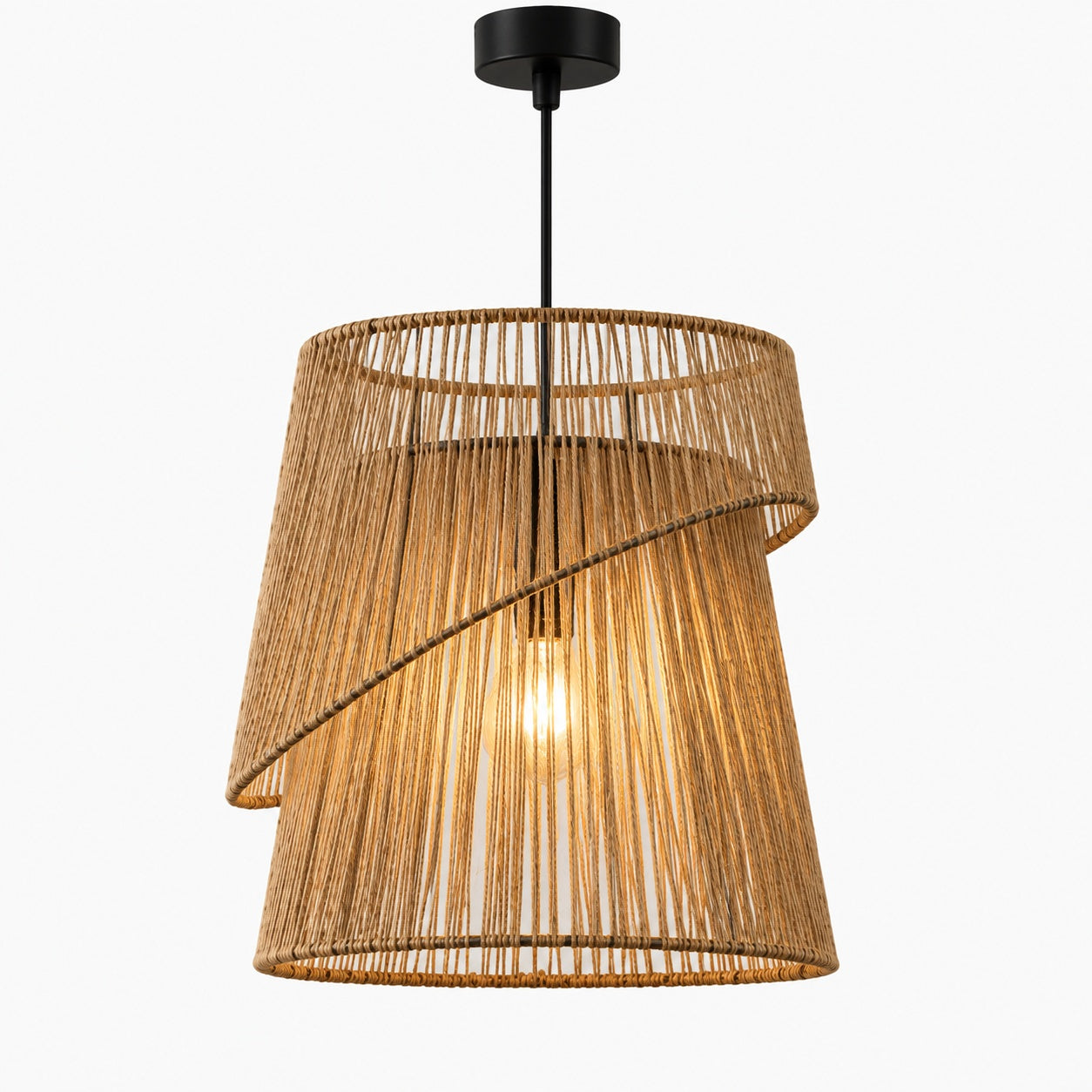 Burlap Boho Ceiling Lamp -VL-TBS-166136 - Image 3