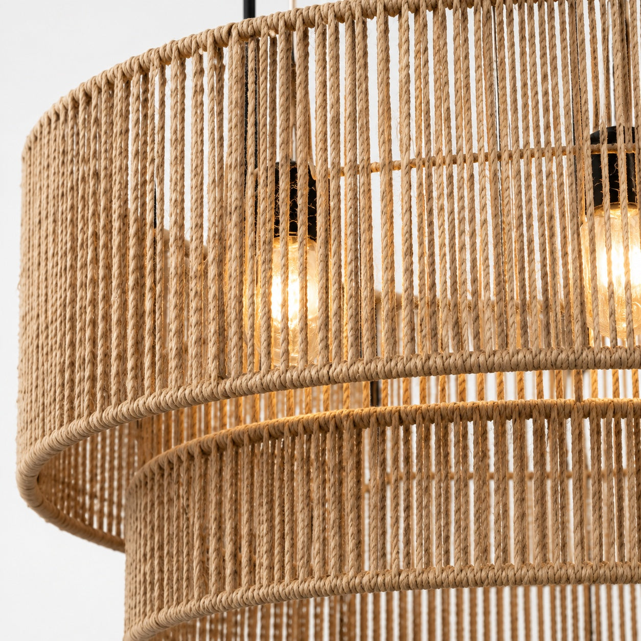 Burlap Boho Ceiling Lamp -VL-TBS-185155 - Image 4