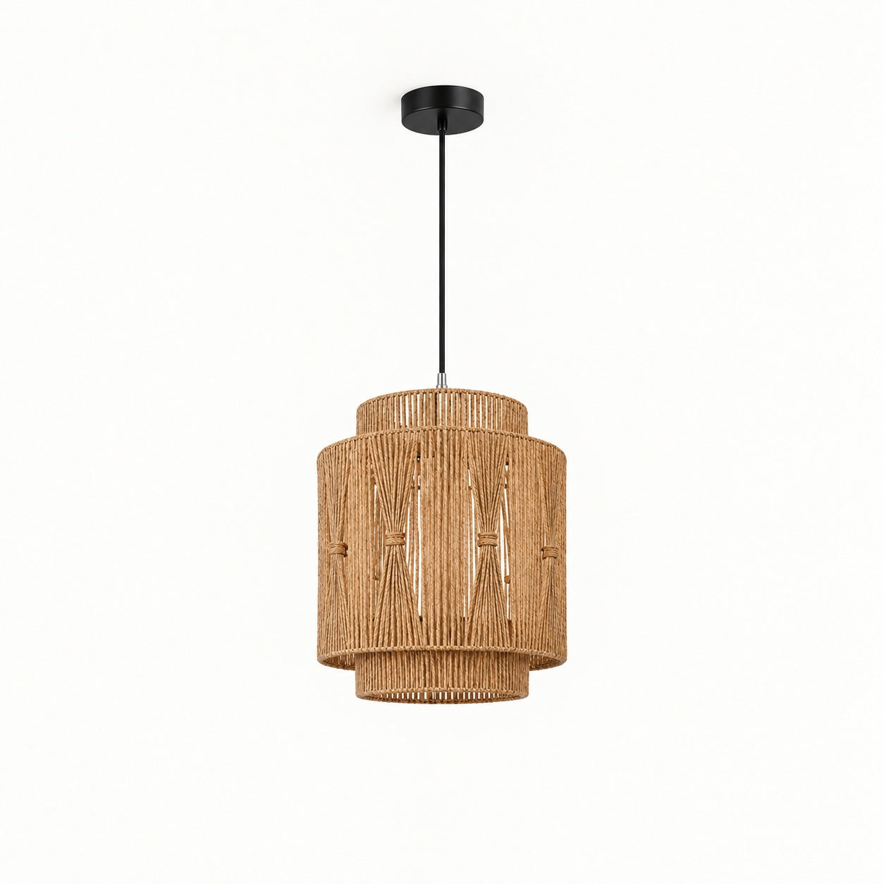 Burlap Boho Ceiling Lamp -VL-TBS-188158