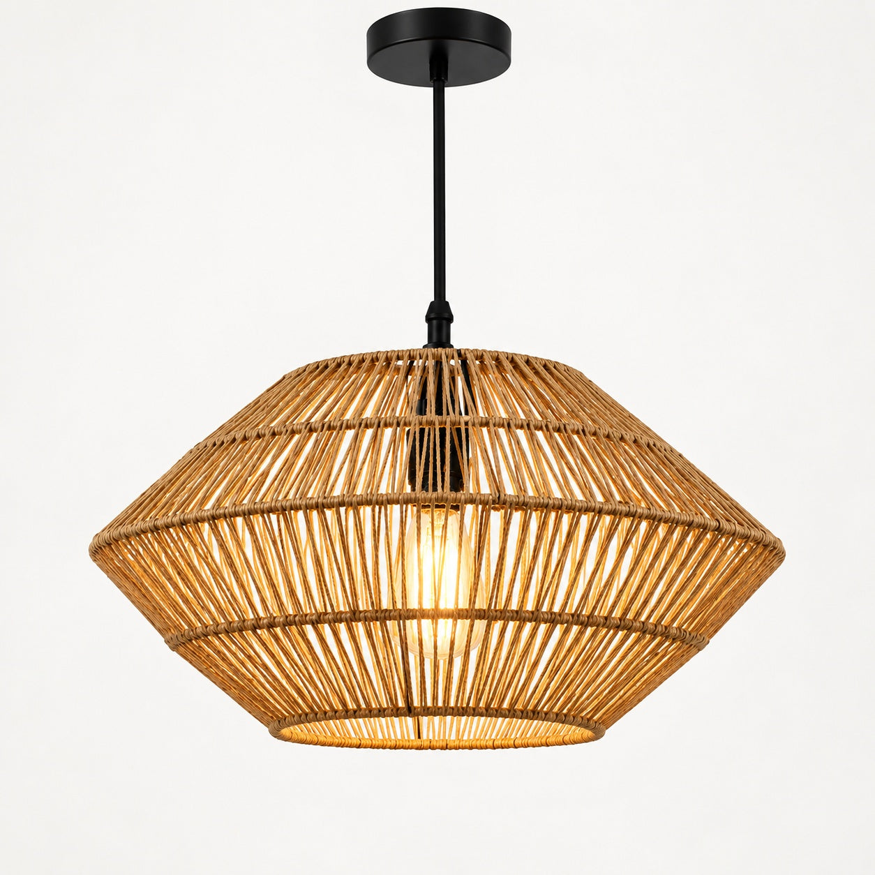 Burlap Boho Ceiling Lamp -VL-TBS-177147 - Image 3