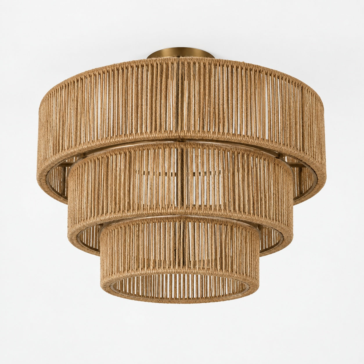 Burlap Boho Ceiling Lamp -VL-TBS-157127