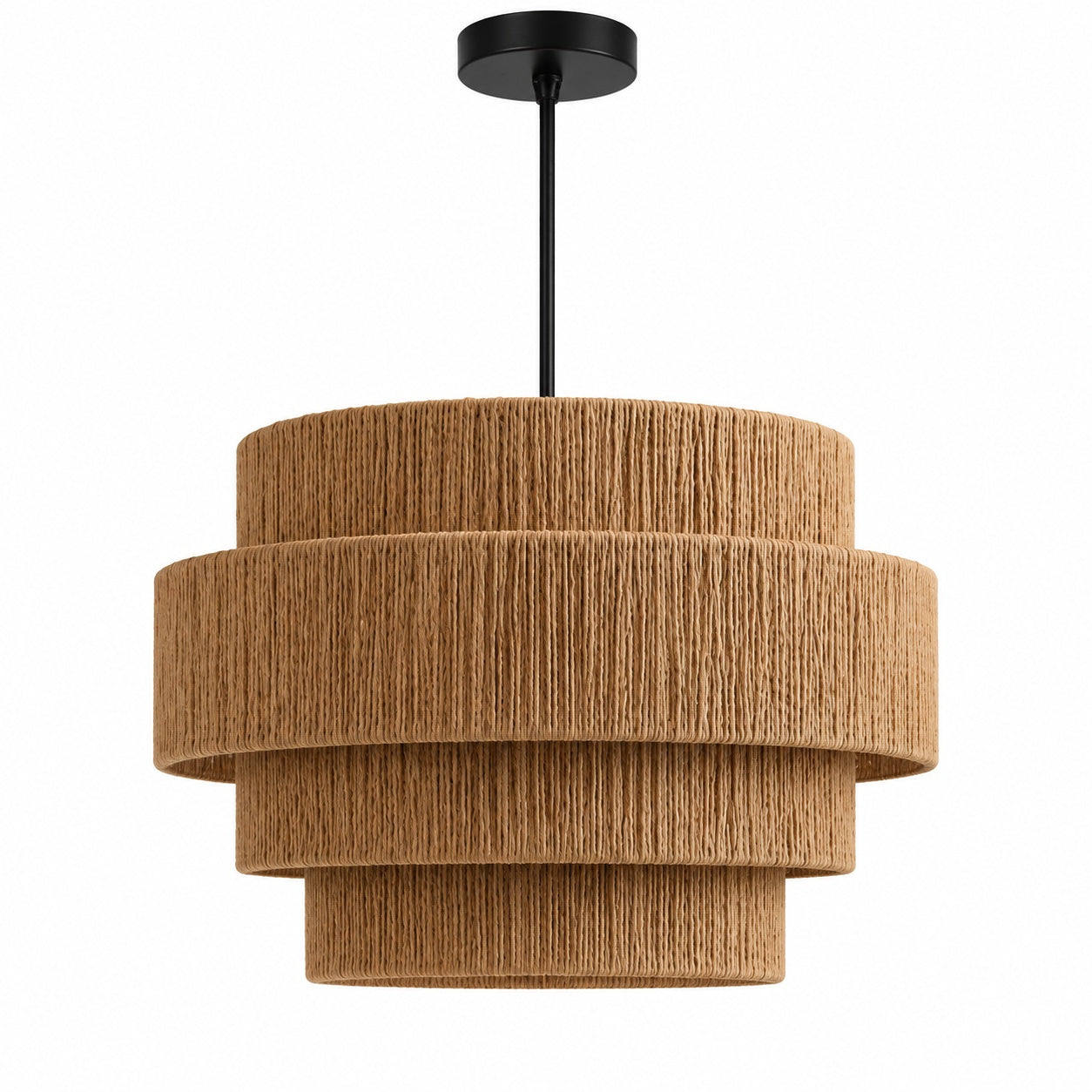 Burlap Boho Ceiling Lamp -VL-TBS-156126