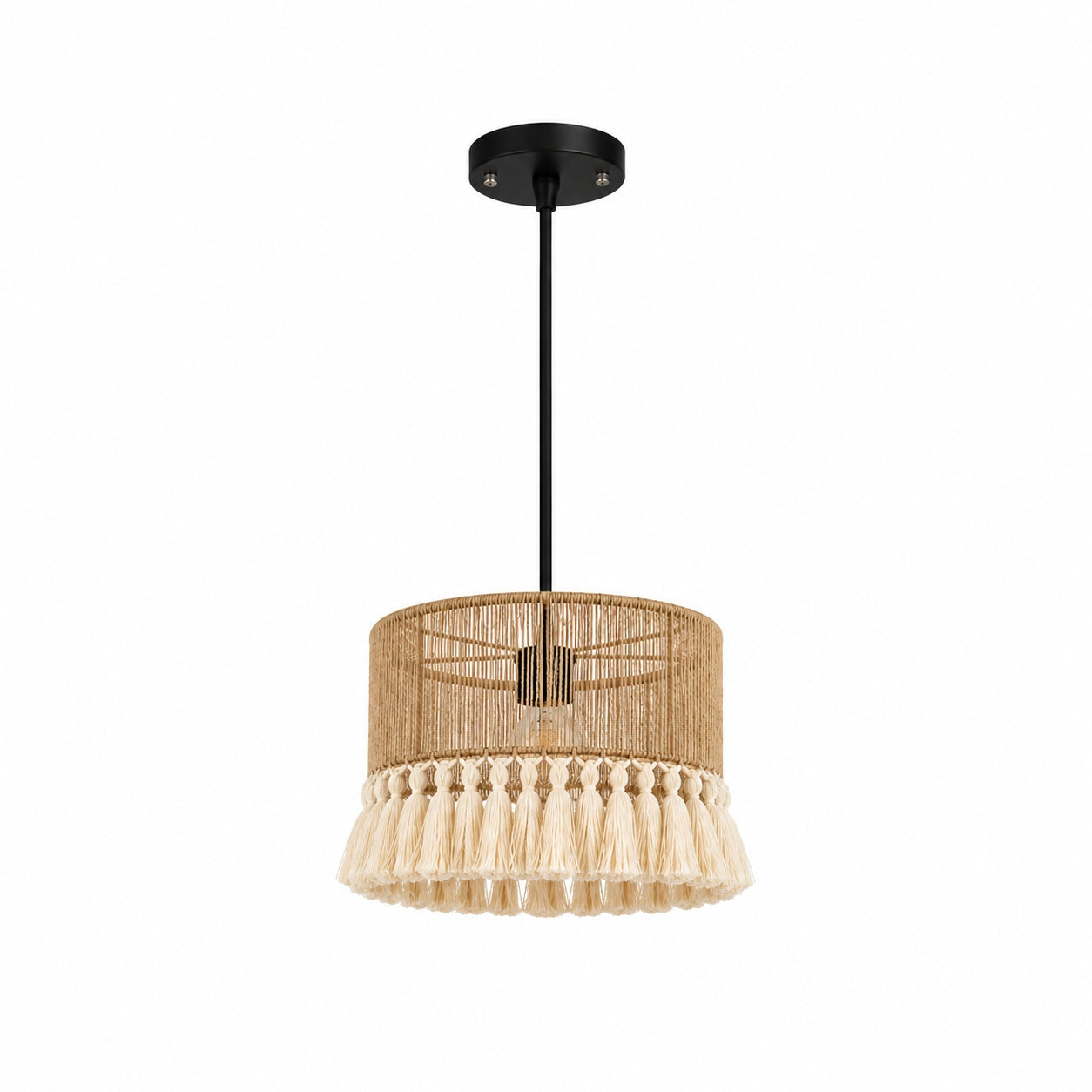 Burlap Boho Ceiling Lamp -VL-TBS-152122