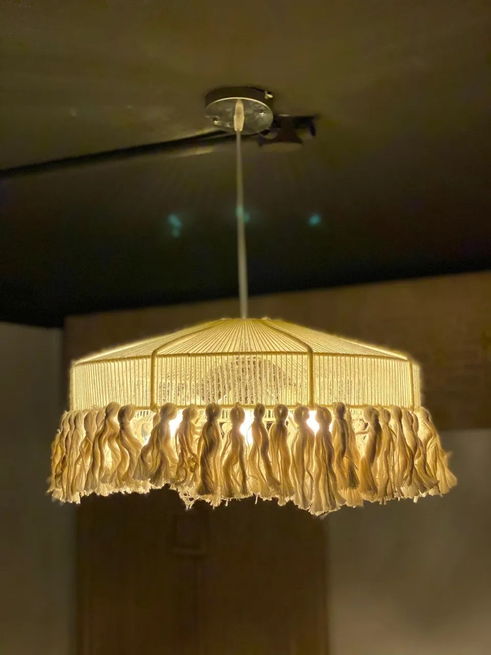 Makrami Boho Ceiling Lamp -VL-TBS-1479448 - Image 2