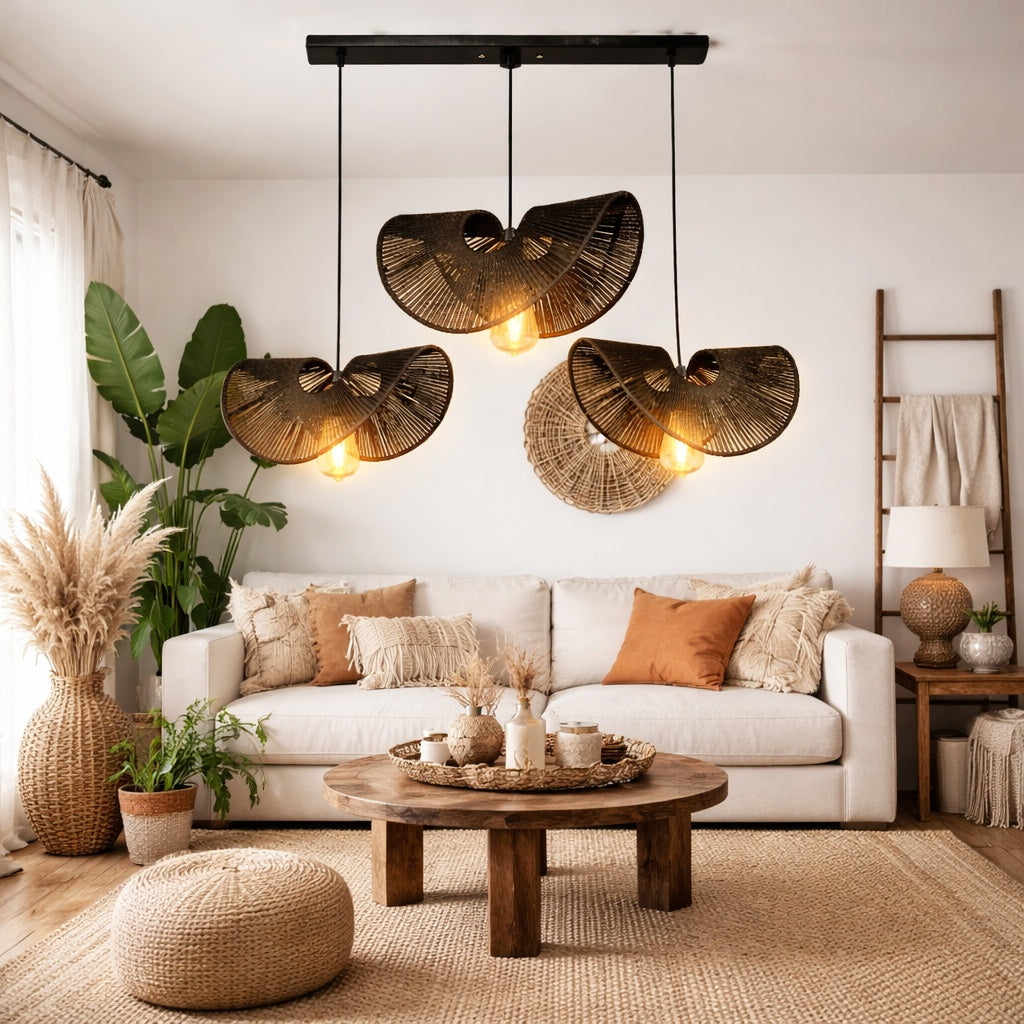 Makrami Boho Ceiling Lamp -VL-TBS-1478447 - Image 2