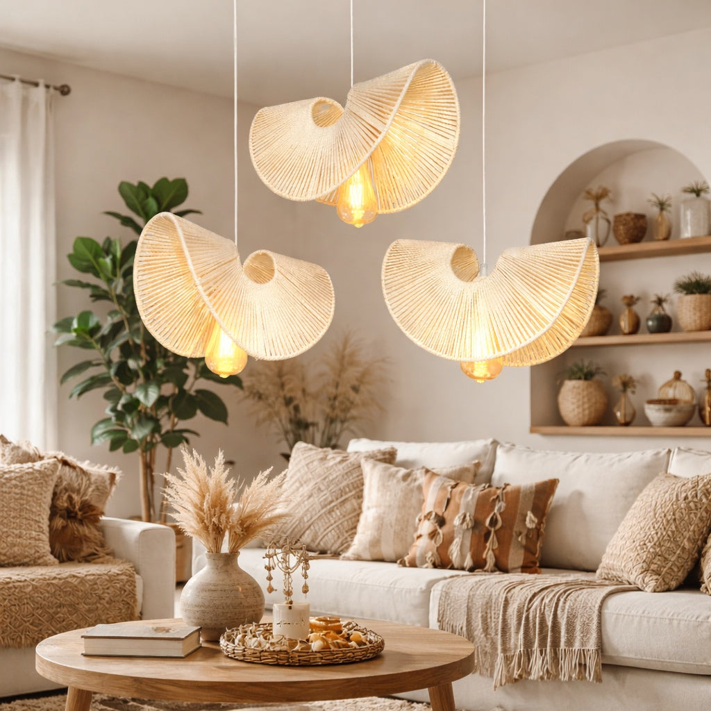 Makrami Boho Ceiling Lamp -VL-TBS-1477446 - Image 2