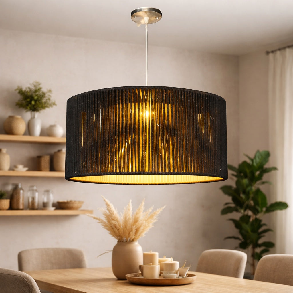 Makrami Boho Ceiling Lamp -VL-TBS-1476445 - Image 2