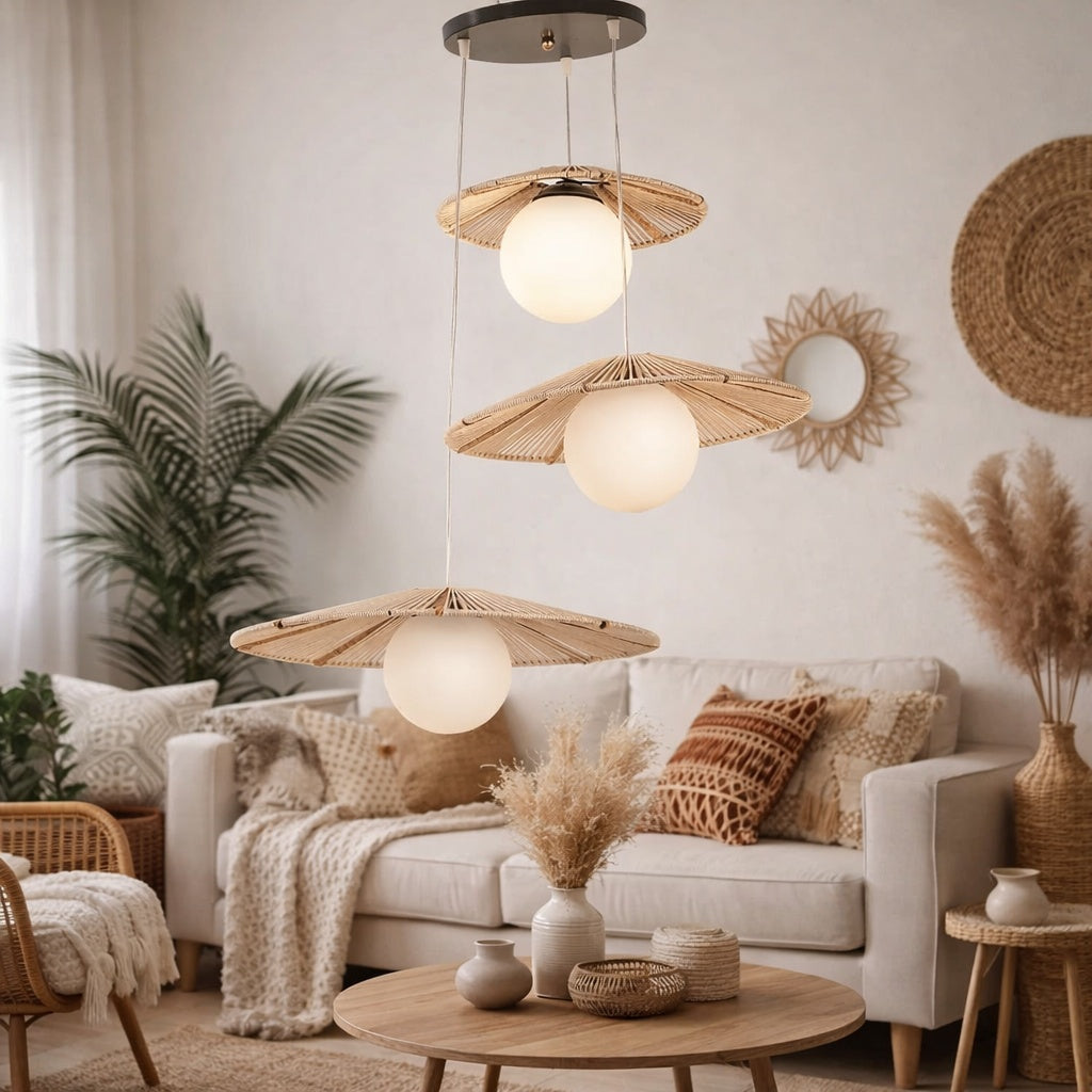 Makrami Boho Ceiling Lamp -VL-TBS-1468437 - Image 2