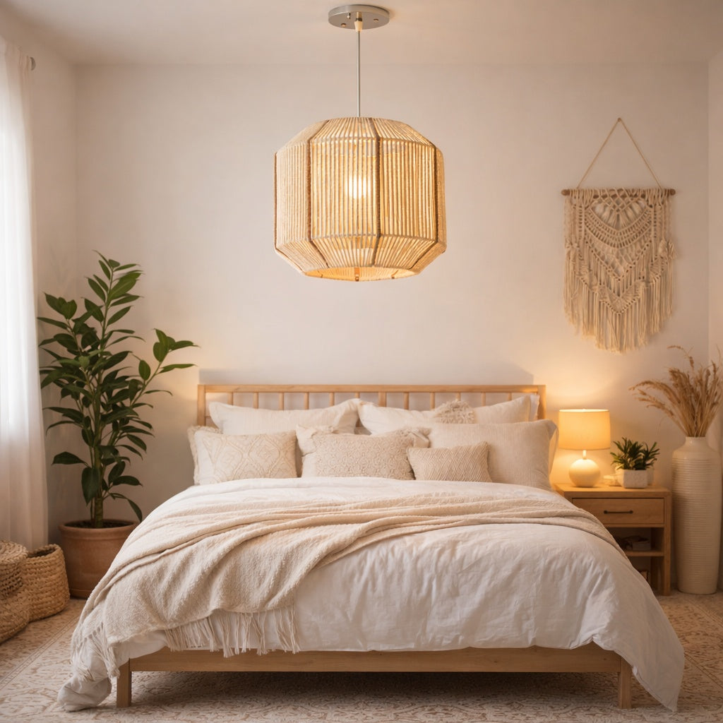 Makrami Boho Ceiling Lamp -VL-TBS-1462431 - Image 2