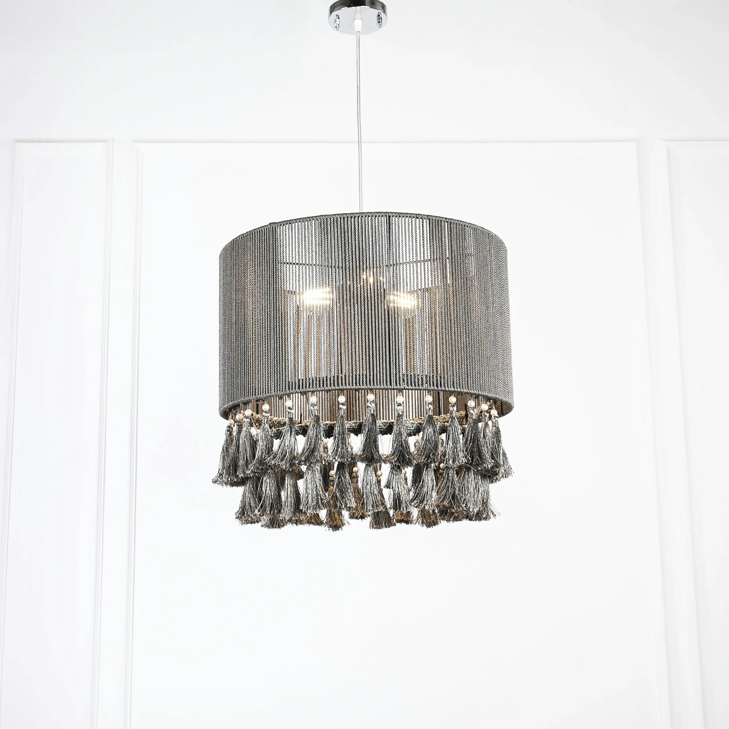 Makrami Boho Ceiling Lamp -VL-TBS-1441410