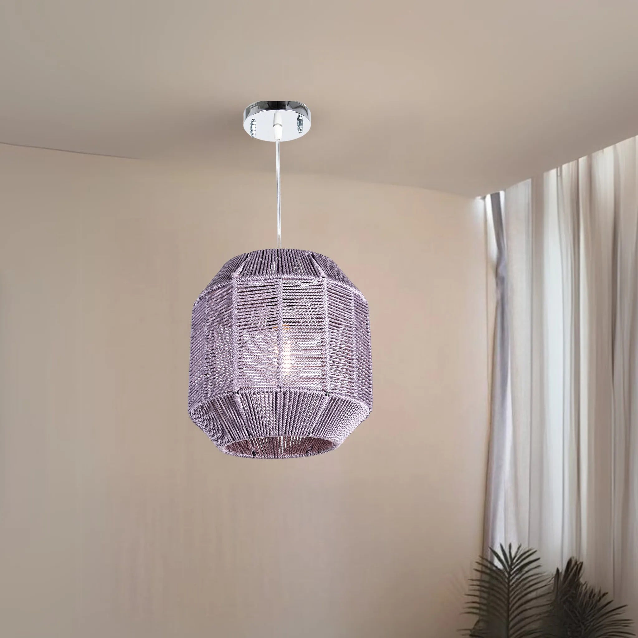 Makrami Boho Ceiling Lamp -VL-TBS-1434403 - Image 2