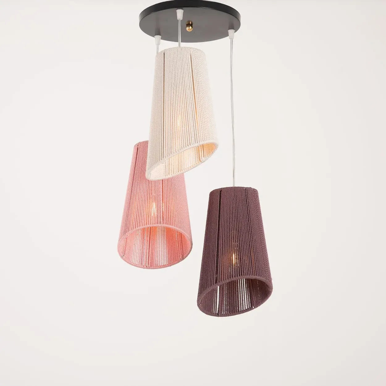 Makrami Boho Ceiling Lamp -VL-TBS-1428397