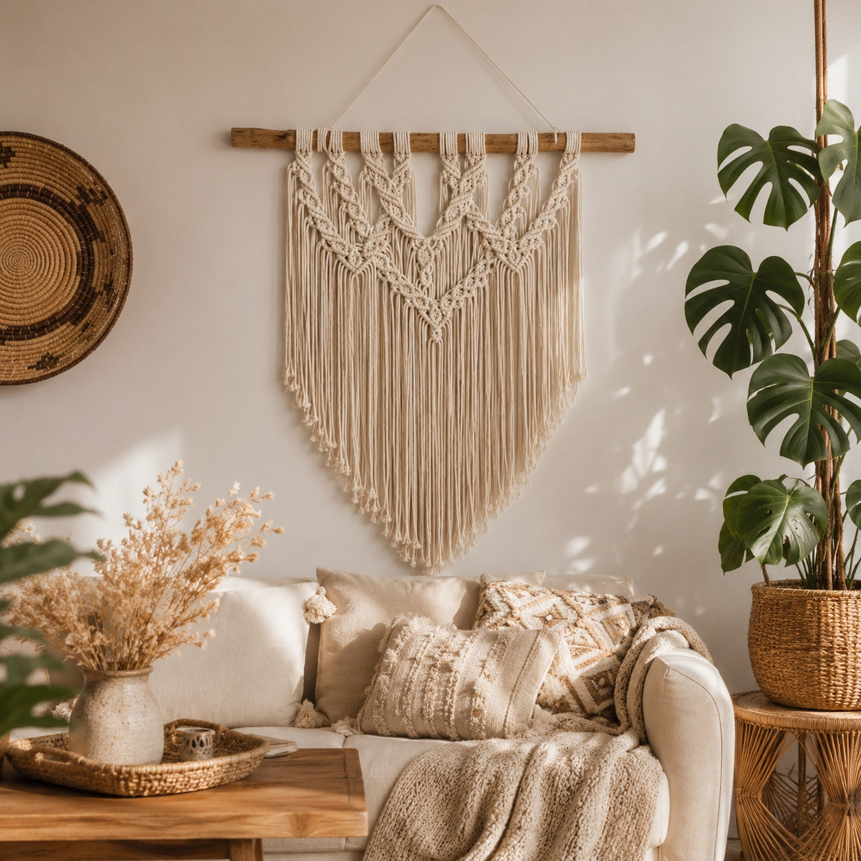 Makrami Boho Ceiling Lamp -VL-TBS-2344312 - Image 2