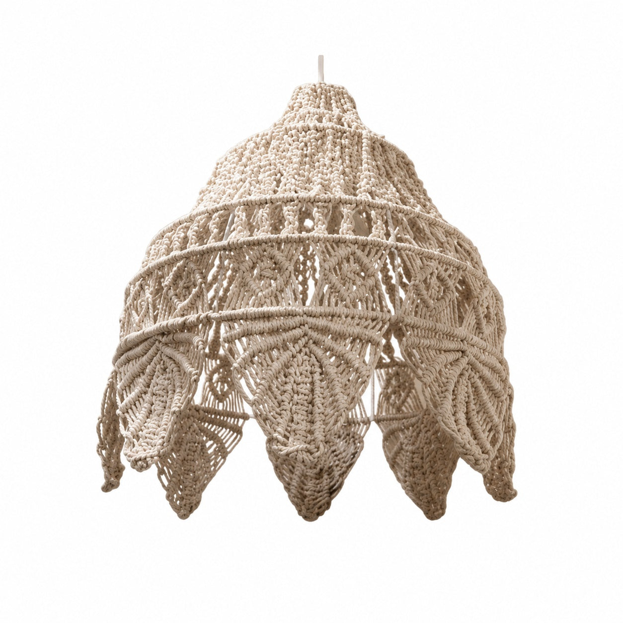 Makrami Boho Ceiling Lamp -VL-TBS-434404 - Image 3