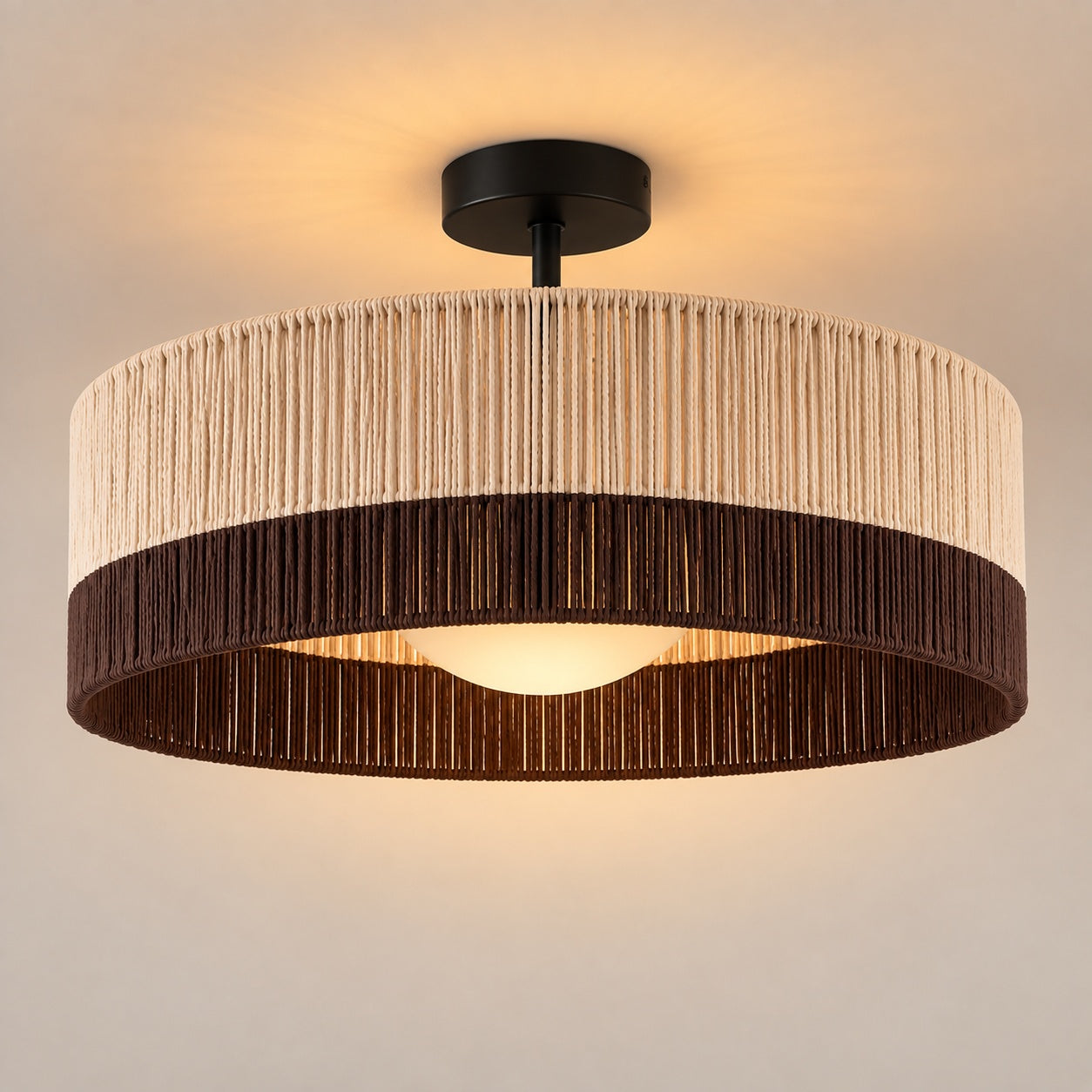 Makrami Boho Ceiling Lamp -VL-TBS-164134 - Image 3