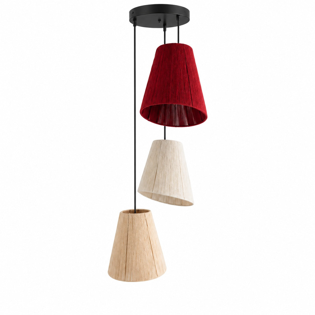 Makrami Boho Ceiling Lamp -VL-TBS-167137