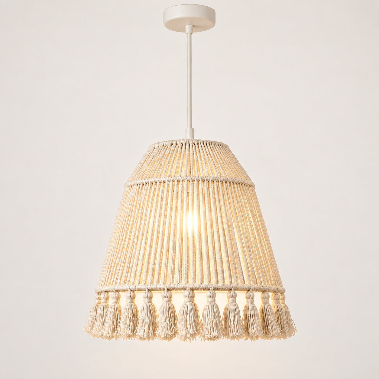 Makrami Boho Ceiling Lamp -VL-TBS-182152 - Image 3