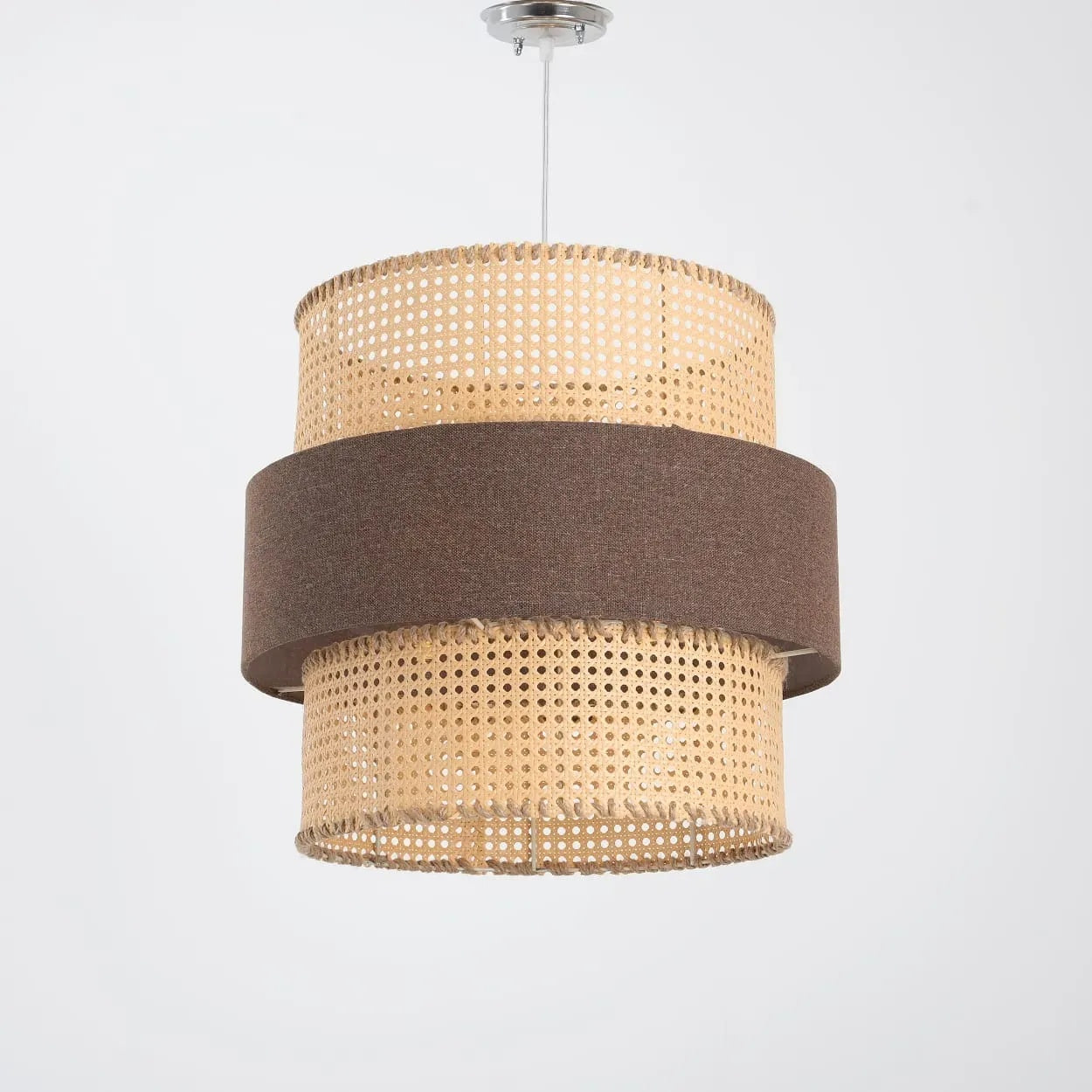 Rattan Boho Ceiling Lamp -VL-TBS-1378347