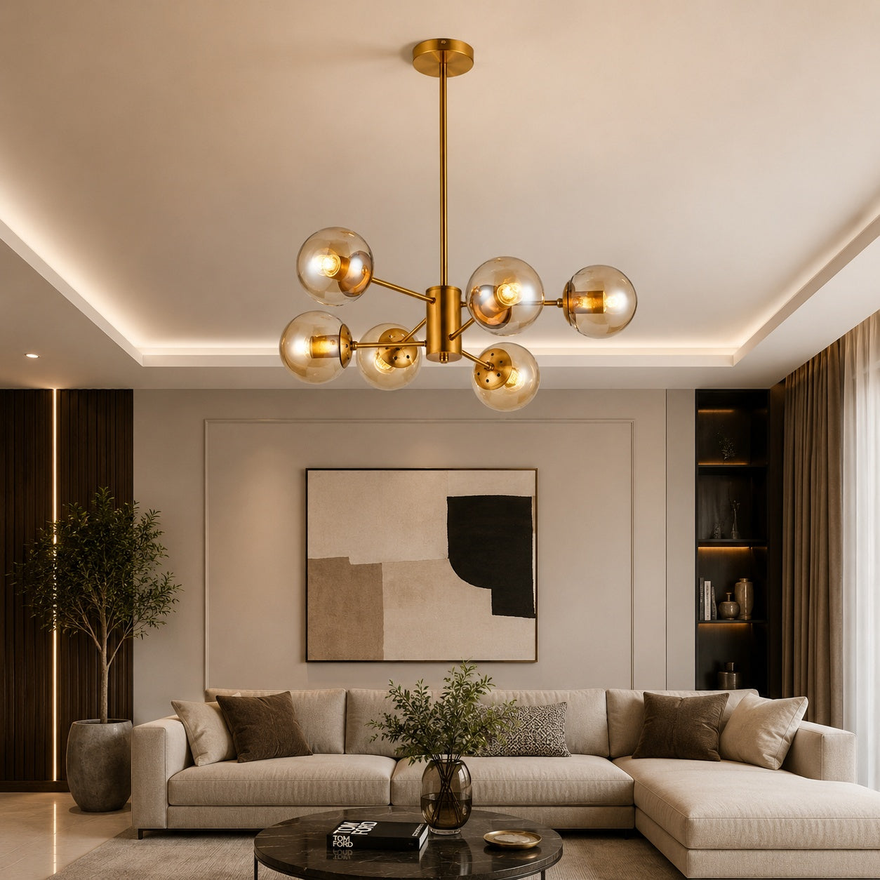 Modern Globe Ceiling Lamp -VL-TBS-2190158 - Image 2