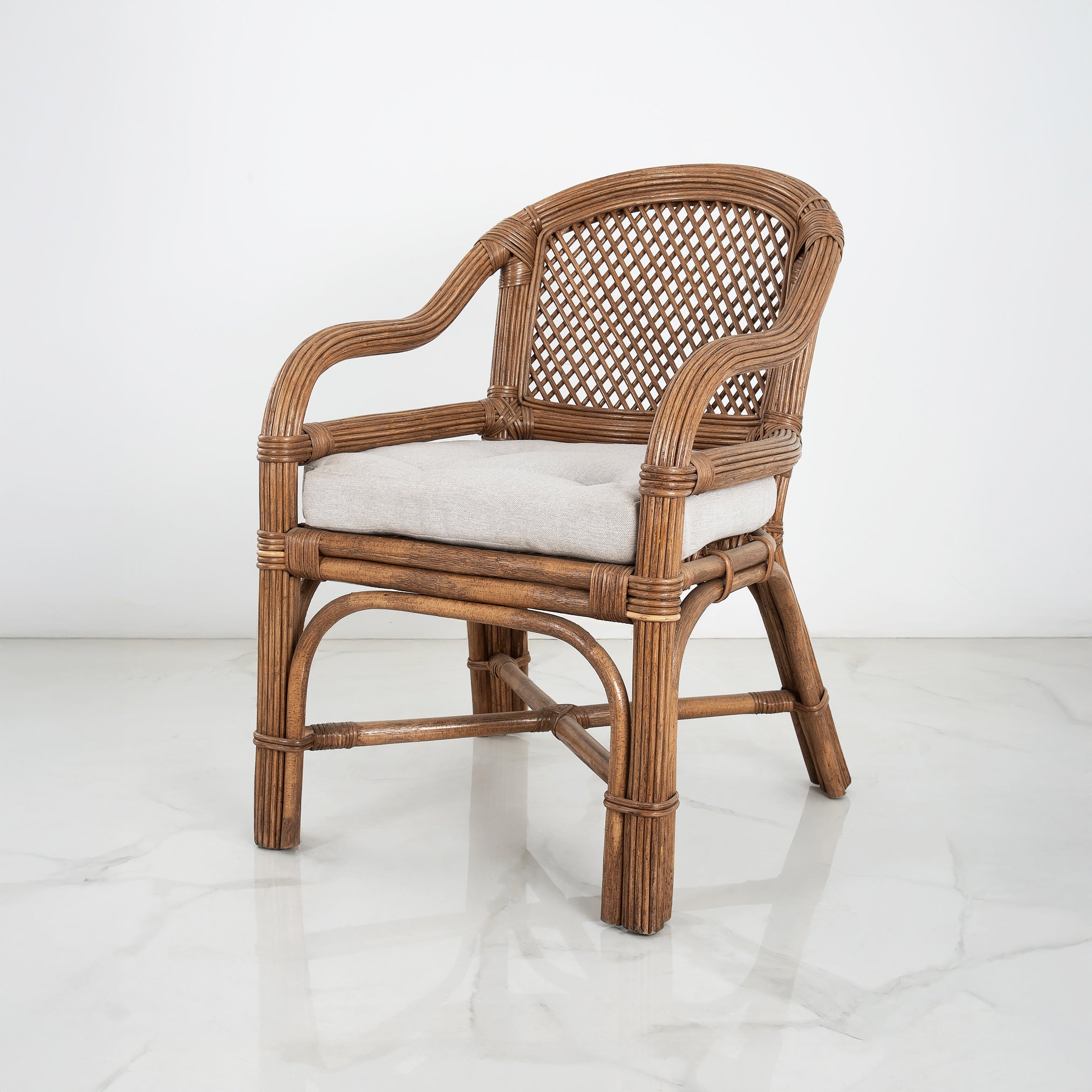 Bohemia Outdoor Wicker Seating Set (4 Armchairs + Table) - Image 2