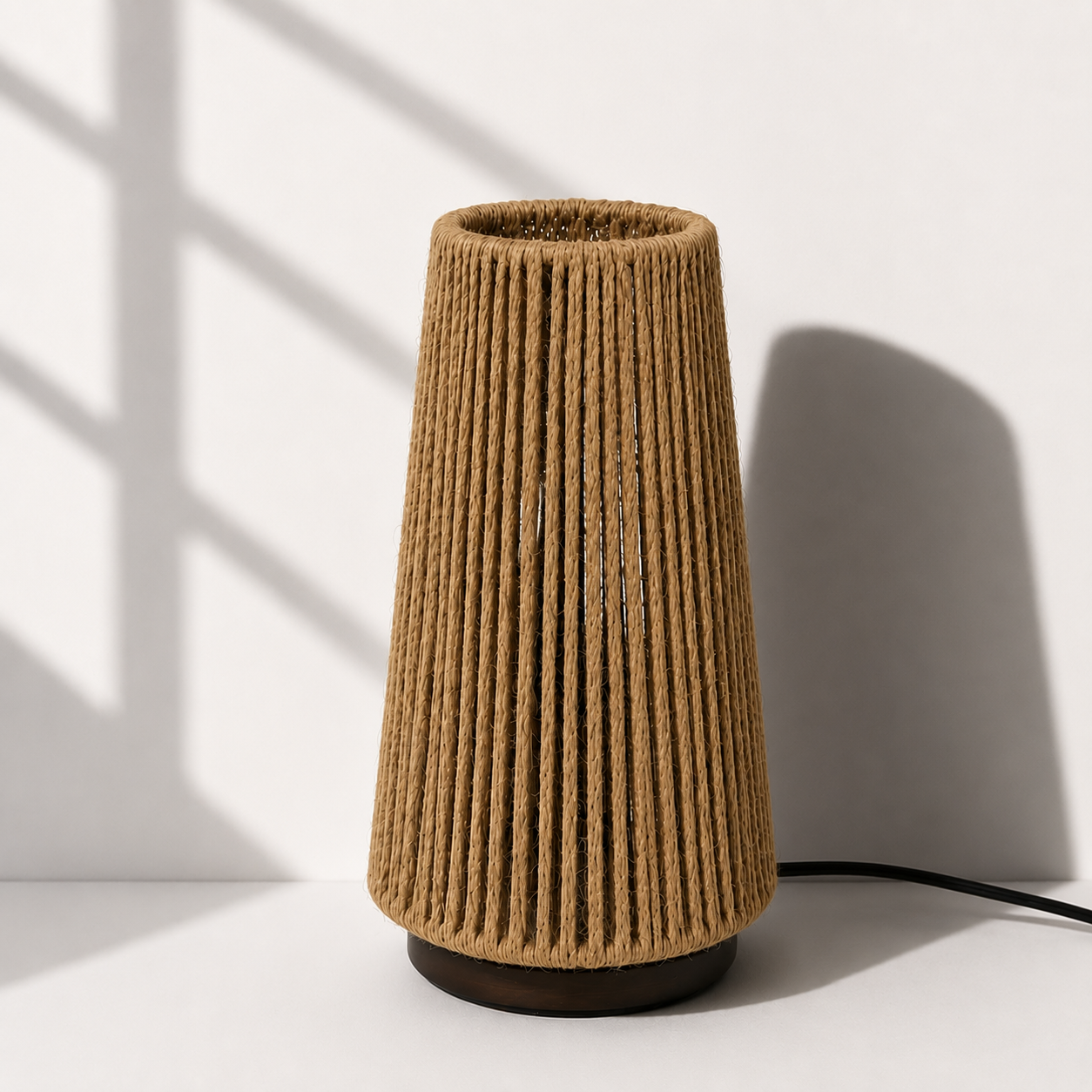 Burlap Boho Table Lamp -VL-TBS-2113081