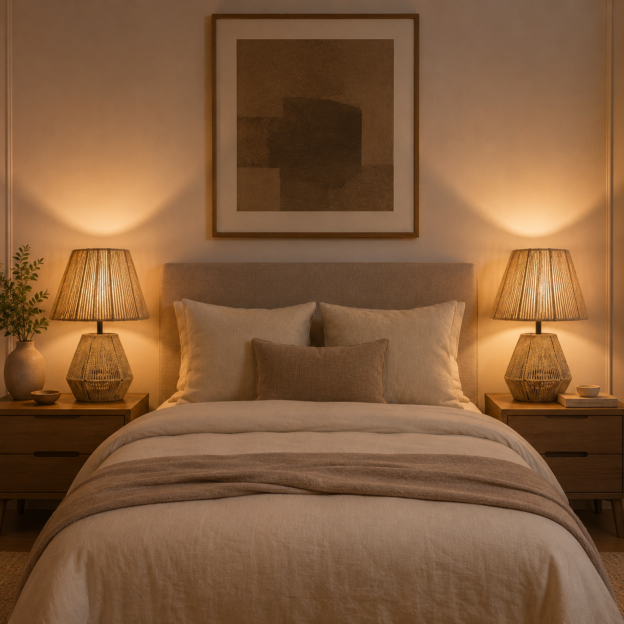 Burlap Table Lamp -VL-TBS-2422390 - Image 2