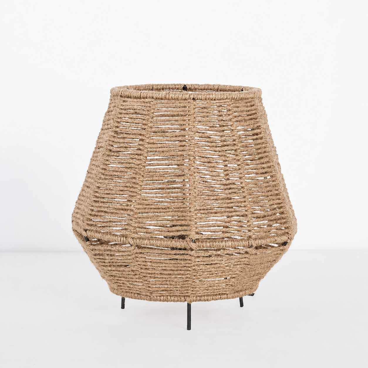 Burlap Boho Table Lamp -VL-TBS-2111079