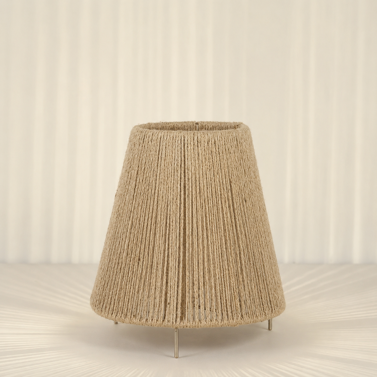 Burlap Boho Table Lamp -VL-TBS-2112080