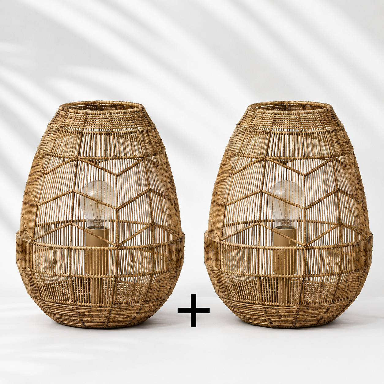 Burlap Table Lamp -VL-TBS-2416384