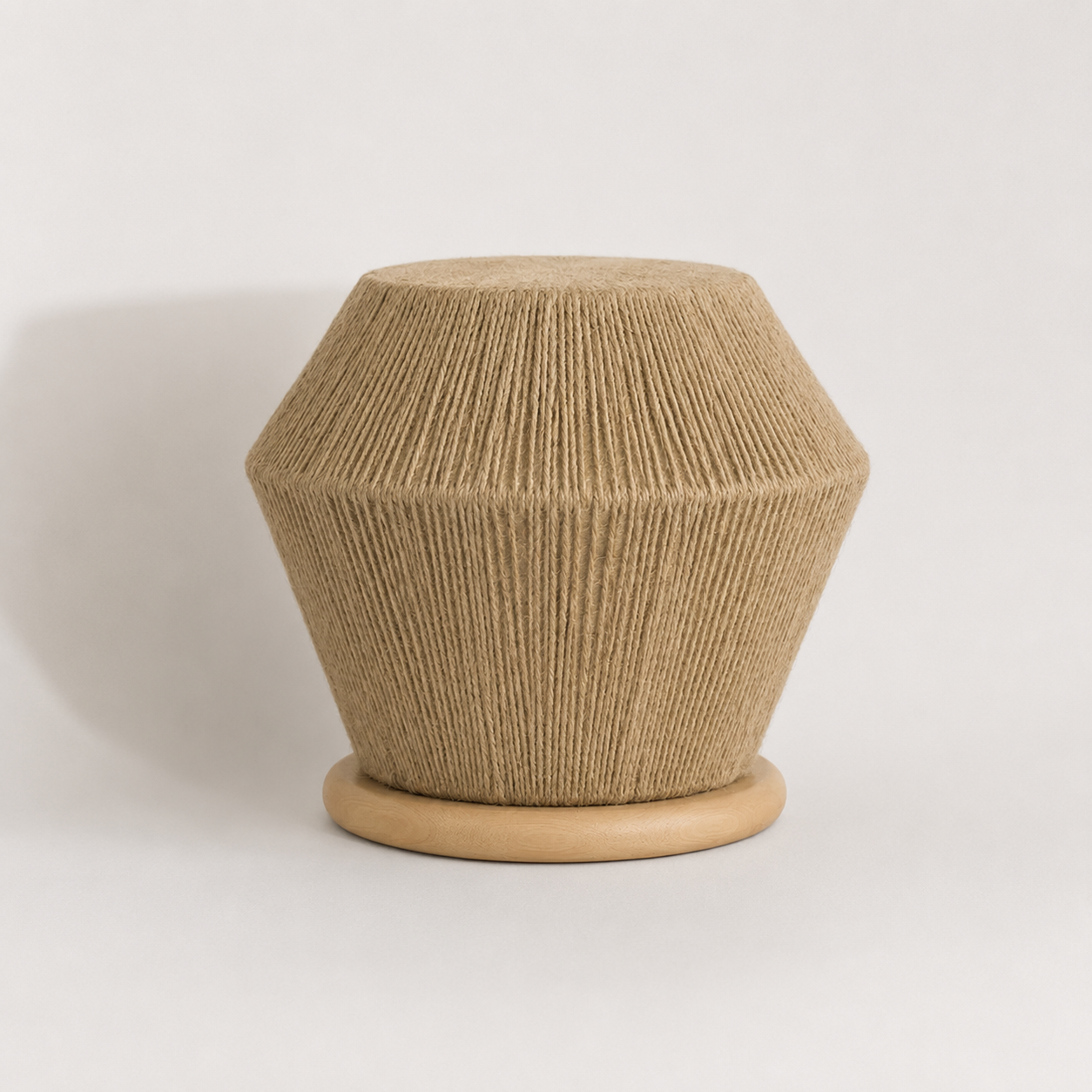 Burlap Boho Table Lamp -VL-TBS-436406