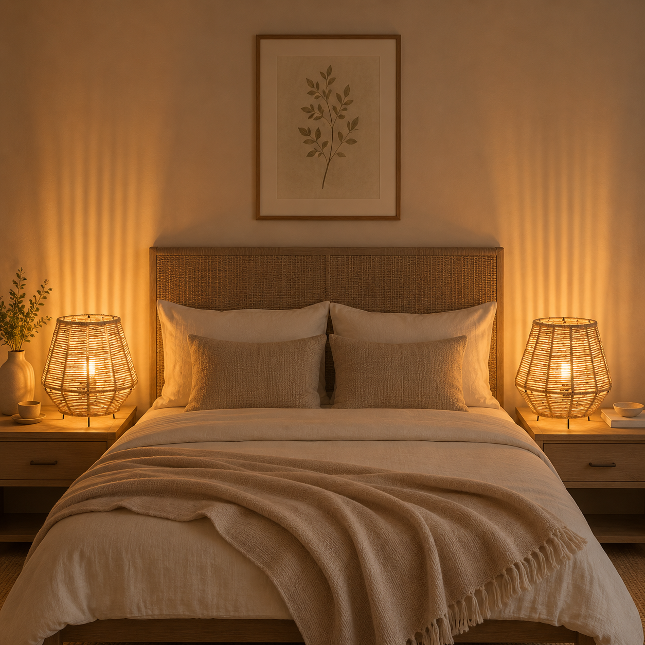 Burlap Table Lamp -VL-TBS-2420388 - Image 2