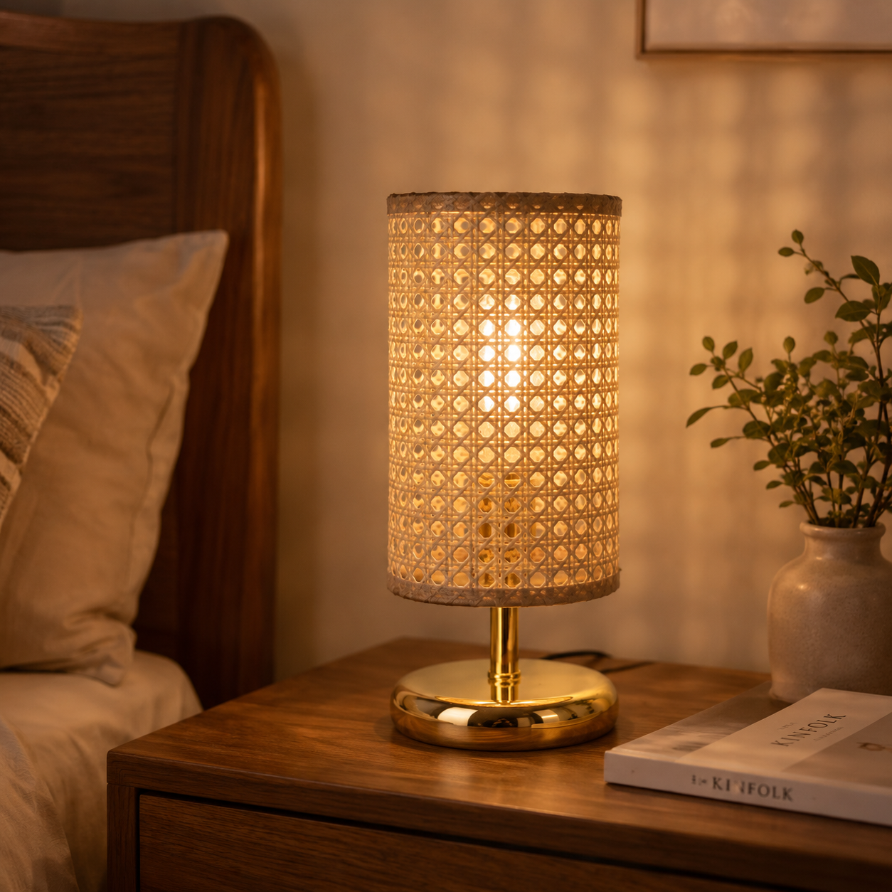 Rattan Boho Table Lamp -VL-TBS-830800 - Image 2