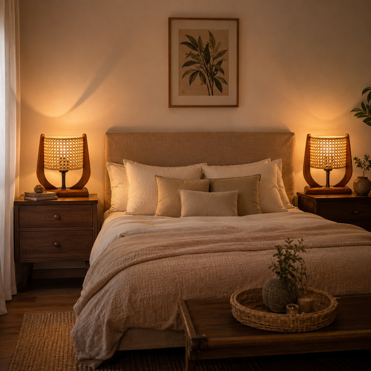 Rattan Table Lamp -VL-TBS-2387355 - Image 2