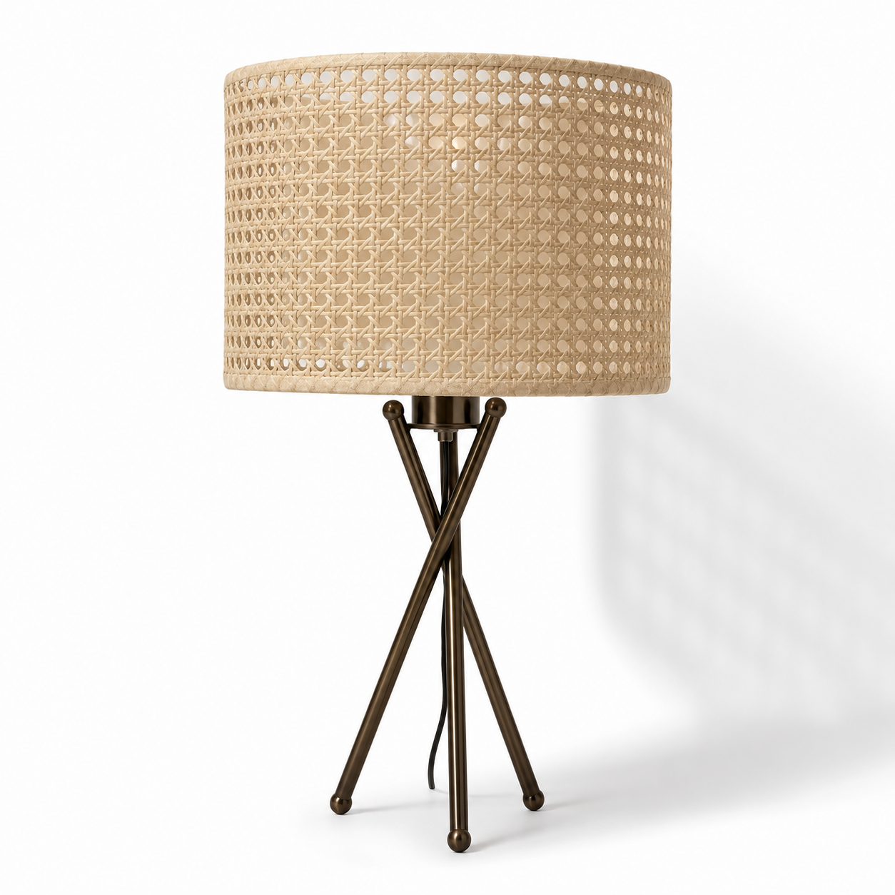 Rattan Boho Table Lamp -VL-TBS-855825