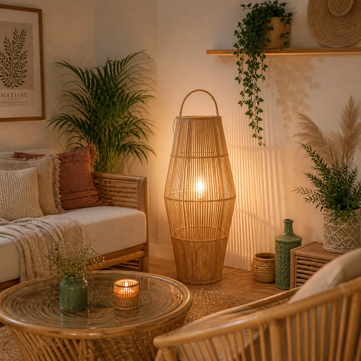 Bambo Boho Floor Lamp -VL-TBS-1107076 - Image 2
