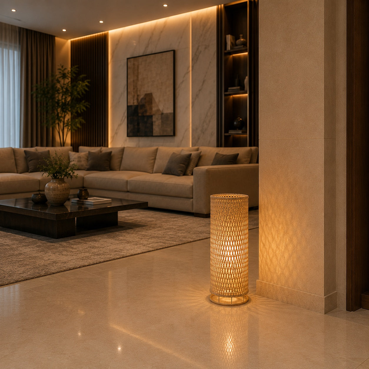 Bambo Boho Floor Lamp -VL-TBS-193163 - Image 2