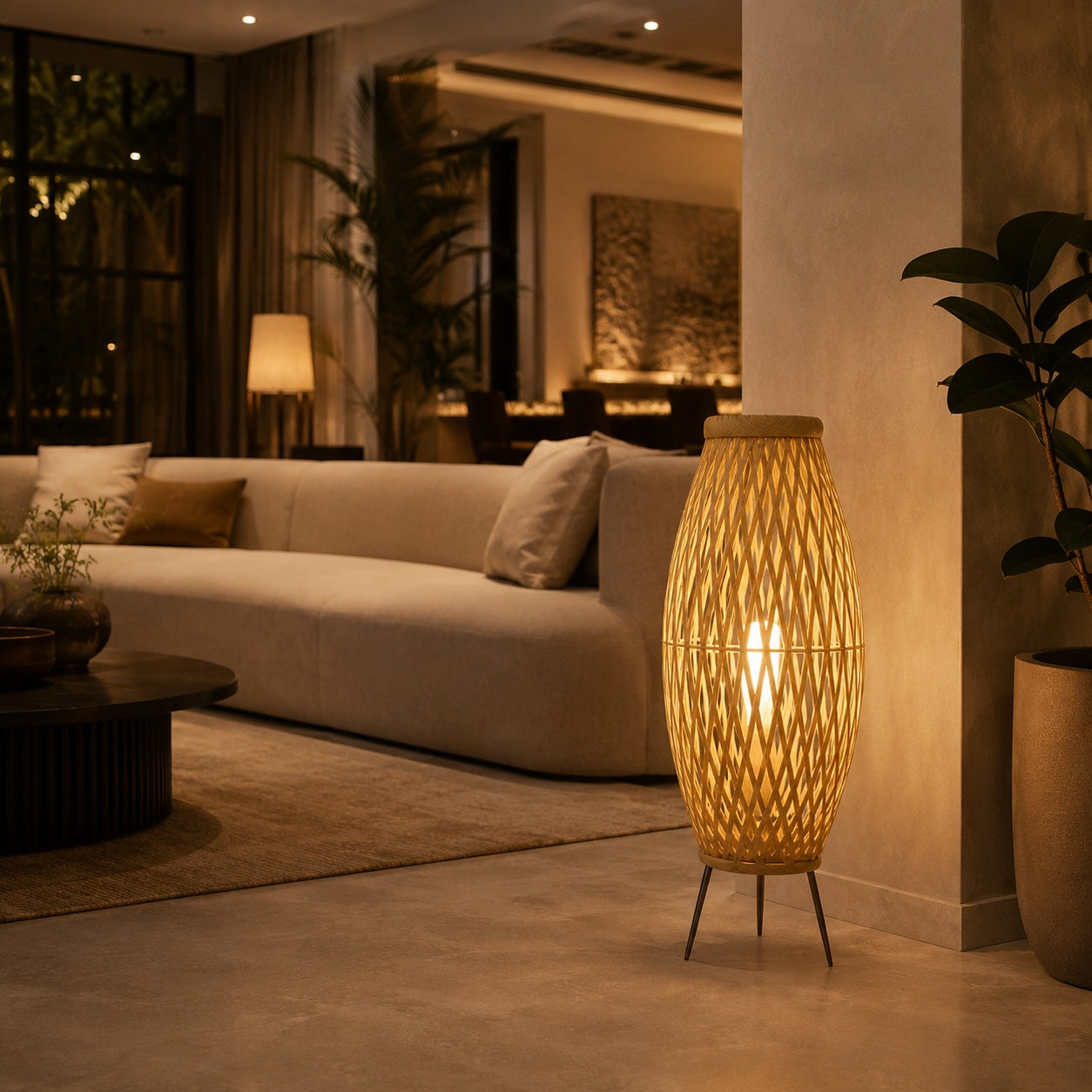 Bambo Boho Floor Lamp -VL-TBS-190160 - Image 2