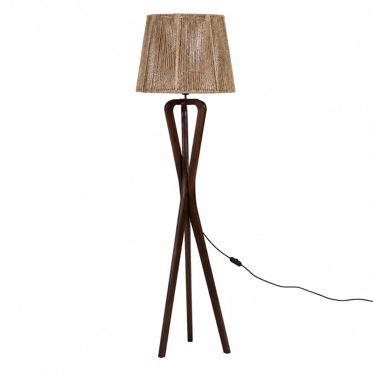 Burlap Boho Floor Lamp -VL-TBS-1095064