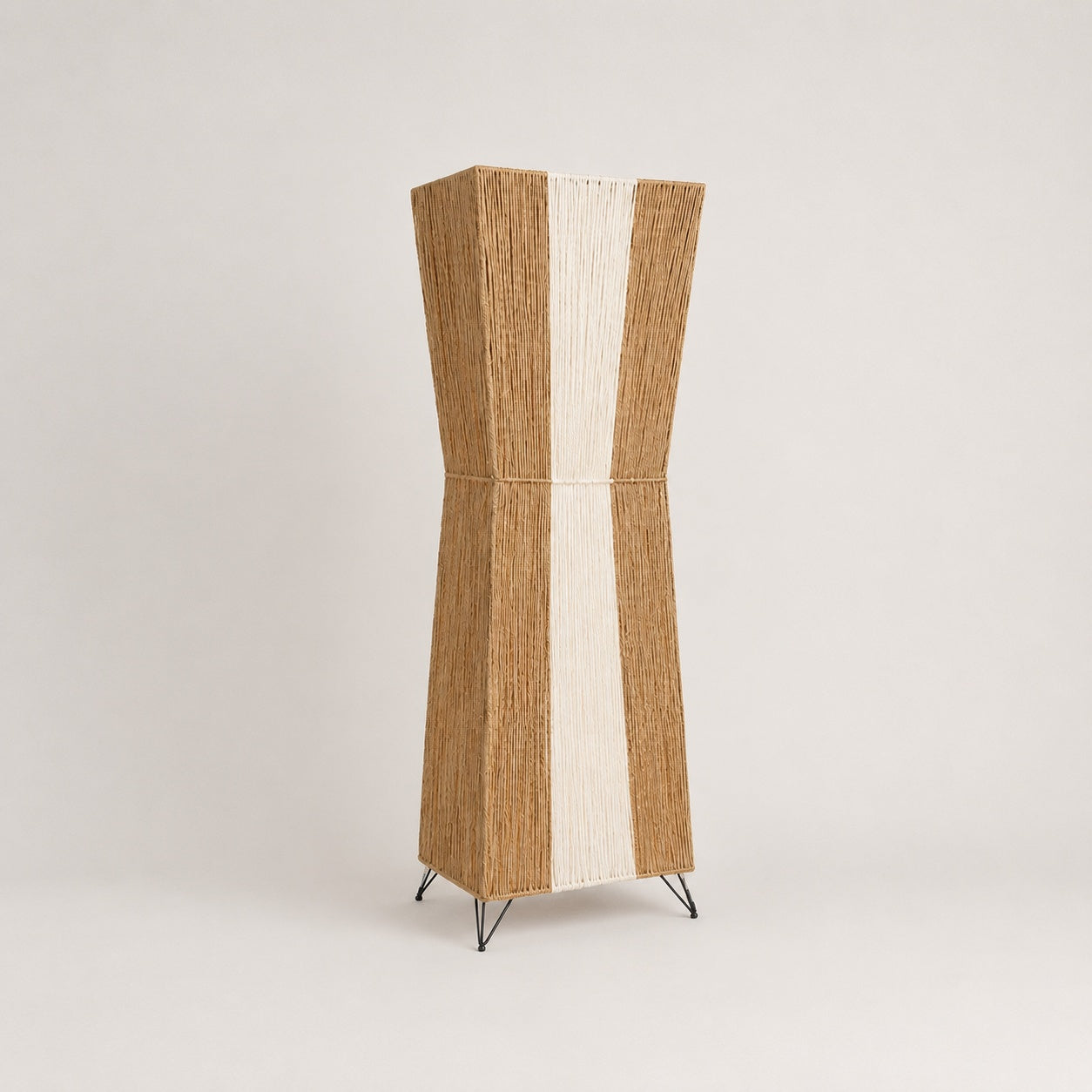 Burlap Boho Floor Lamp -VL-TBS-440410