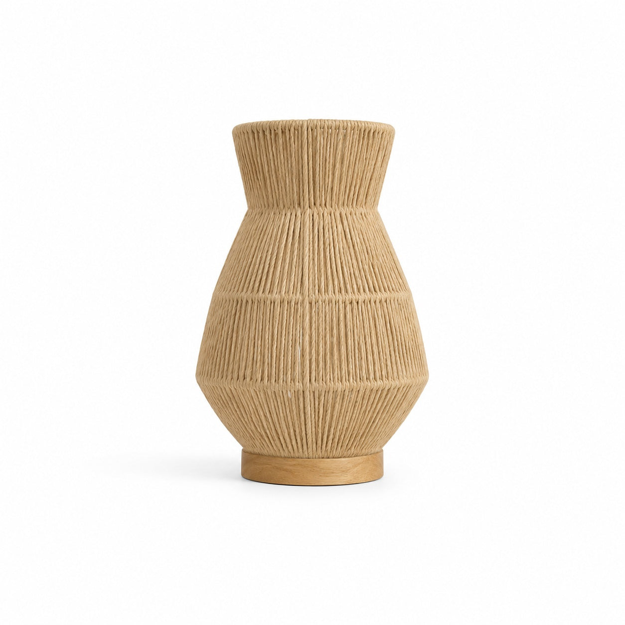 Burlap Boho Table Lamp -VL-TBS-439409 - Image 4